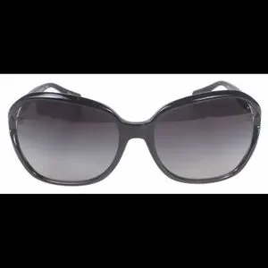New w/Tag Coach Black Kissing C Square Sunglasses with Case & Cloth Below $195 Brand New With Tags Coach HC8146 KISSING C main image 2